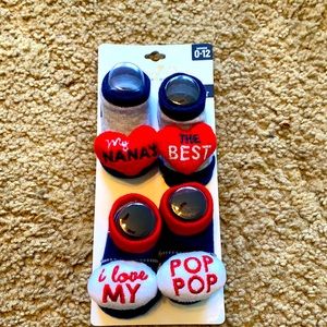 Nana and pop pop socks.